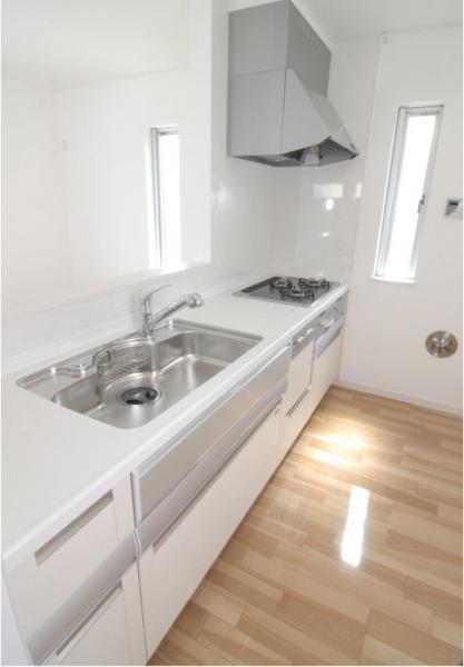 Building plan example (introspection photo). Kitchen construction cases