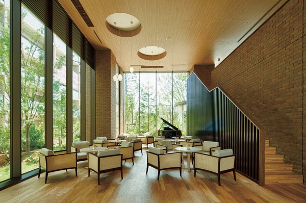  [Entrance lounge of the two-layer blow] Enjoy freshly baked bread and coffee