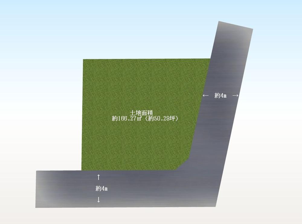 Compartment figure. Land price 55 million yen, Land area 166.27 sq m compartment view
