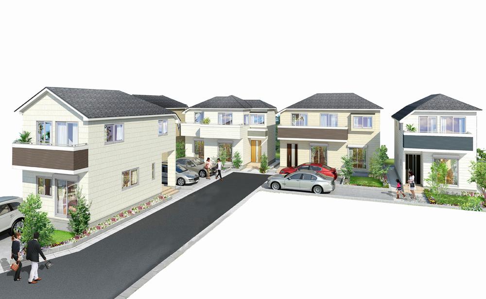 Rendering (appearance). (A ~ E Building) Rendering