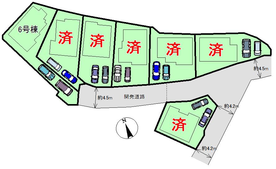 The entire compartment Figure.  [All seven buildings] The remaining 1 buildings, 6 Building only! 