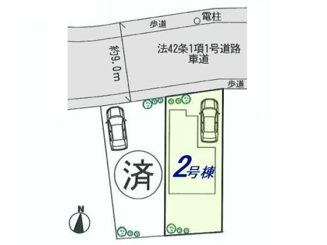 The entire compartment Figure. Komae City Higashinogawa 4-chome compartment view