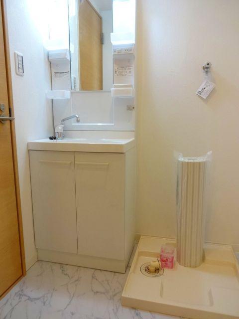 Wash basin, toilet. Bathroom vanity