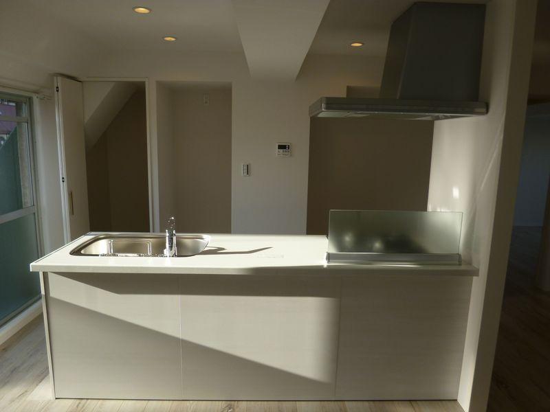 Kitchen. Appearance of stylish kitchen in the living room