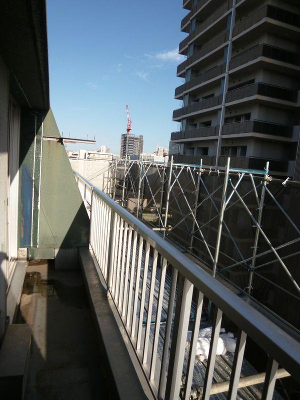 Balcony. View from the balcony