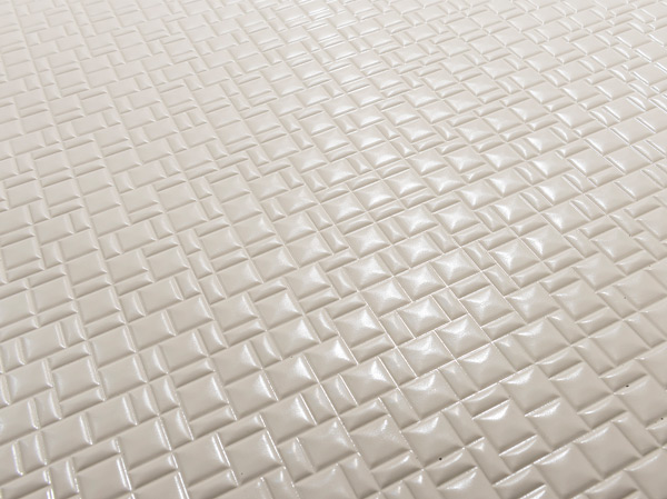 Bathing-wash room.  [Mosaic pattern floor] By the surface shape of the mosaic pattern, Quickly dry, Dirt rest also decreases.