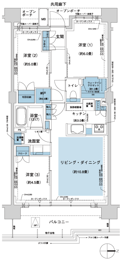 Floor: 3LDK + WIC + N, the occupied area: 66.62 sq m, Price: TBD