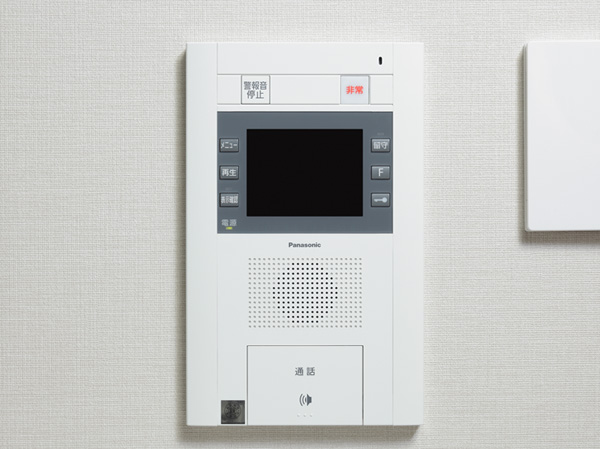 Security.  [Hands-free security intercom with color monitor] Adopt a monitor of the color image that is easy identification visitor. It is a hands-free type that can only call also touch the call button when the hand is not tied.  ※ Following me for the photos four points all G-type menu plan (the menu plan paid ・ Application deadline Yes)