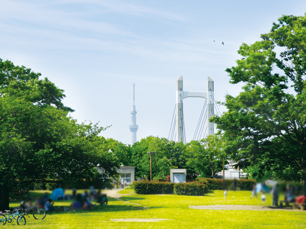 Surrounding environment. Kiba park (about 500m / 7-minute walk)
