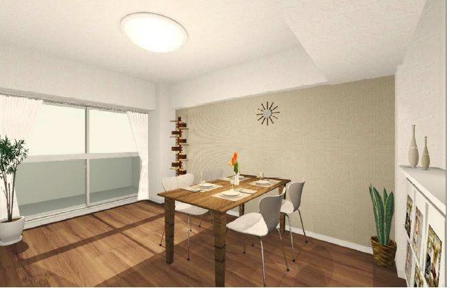 Living. ~ It is in a new interior renovation. Scheduled to be completed on February 21, 2014 ~ Your preview is possible at any time. The field situation, There is the case that specifications may be changed. ◆ 13 Kaikaku room, View is good ◆