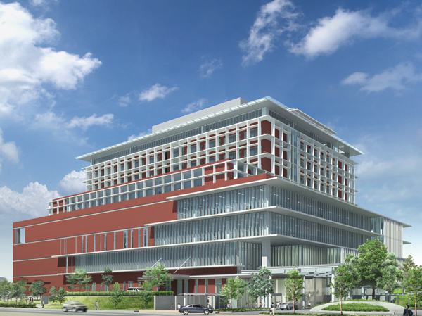 Surrounding environment. Showa University, Koto-Toyosu Hospital (Rendering ・ March 2014 congress opening plans) (walk 22 minutes ・ About 1700m)