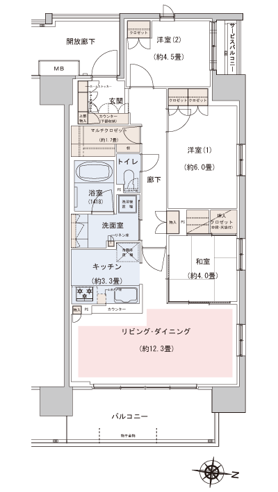 Floor: 3LDK + MC, occupied area: 75.52 sq m, Price: TBD