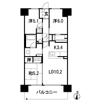 Floor: 3LDK + WIC, the area occupied: 68.2 sq m, Price: TBD