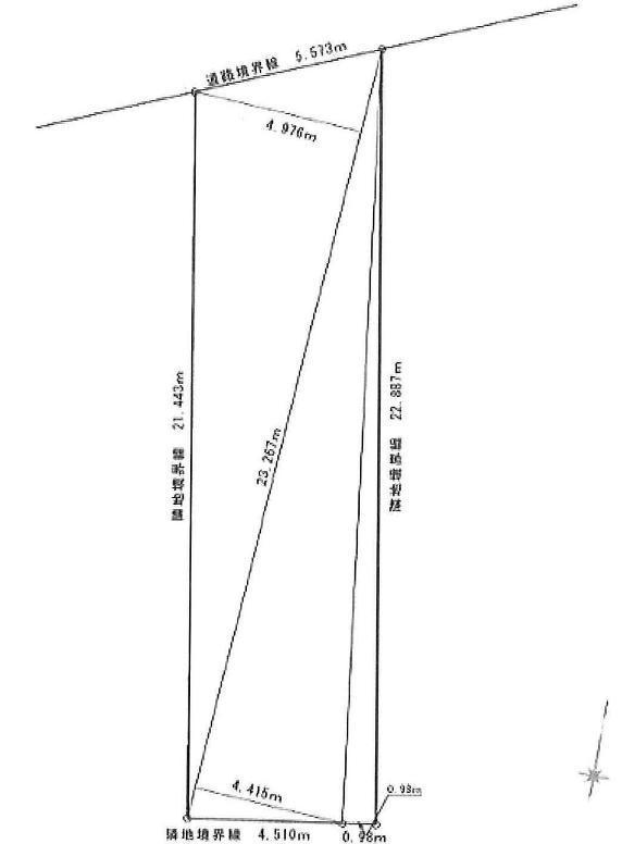 Compartment figure. Land price 49,800,000 yen, Land area 120.93 sq m