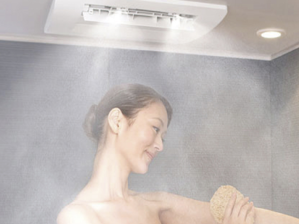 Building structure. Mist sauna with bathroom heating dryer (amenities are three points the same specification of the posts)