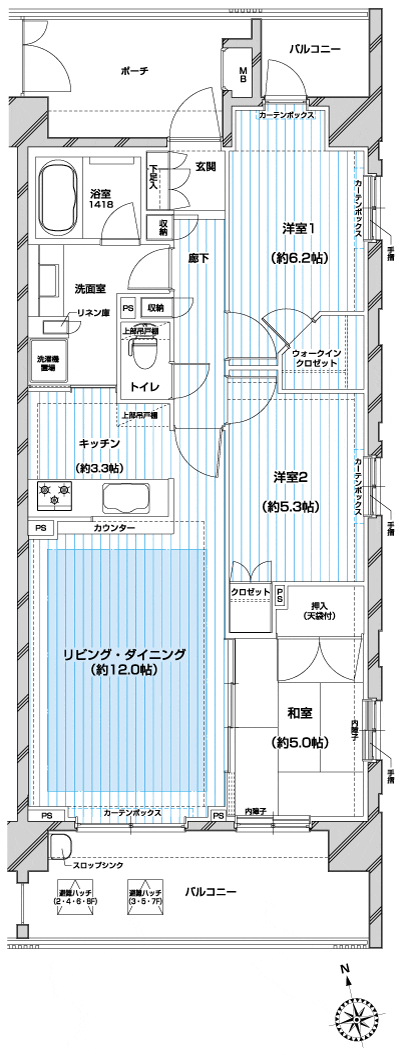 Floor: 3LDK, occupied area: 72.07 sq m, Price: undecided, now on sale