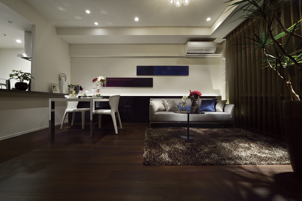 Living.  [LIVING DINING]  ※ Model room [60Dw Type / Menu Plan] is what was taken (April 2013 shooting) a. And a part paid option, There is application deadline. Also, furniture ・ Furniture etc. are not included in the sale price.