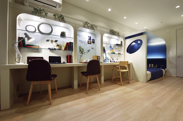 Interior.  [BEDROOM]  ※ Model room [75Hw Type / Menu Plan]