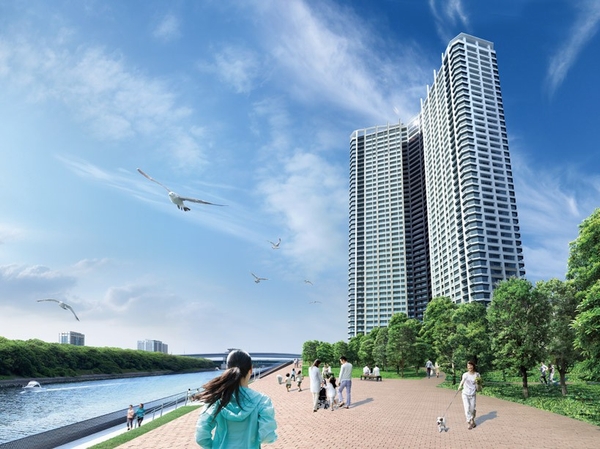 About <Tokyo Wonderful project> of 3.2ha site Rendering CG (certification children Garden Opening scheduled April 2015. Resident is not intended to be priority to kindergarten)