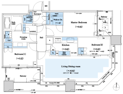Floor: 3LD ・ K + WIC + SIC, the occupied area: 84.94 sq m, Price: TBD