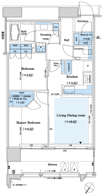 Floor: 2LD ・ K + WIC + SIC, the area occupied: 60.9 sq m, Price: TBD