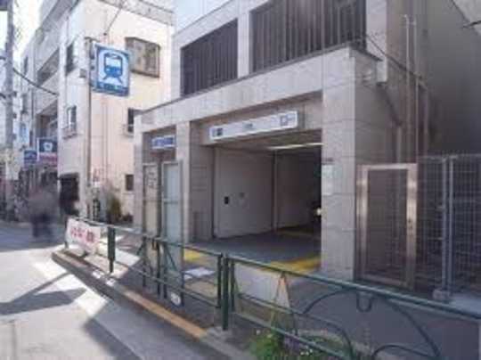 Local land photo. Tokyo Metro Hanzomon "Sumiyoshi Station"