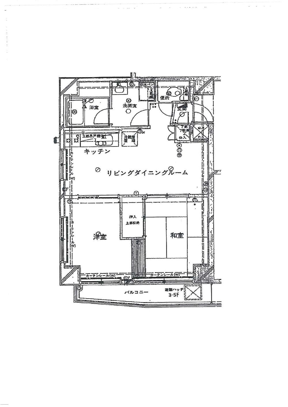 Floor plan. 2LDK, Price 20.8 million yen, Footprint 47.8 sq m , Balcony area 4.96 sq m