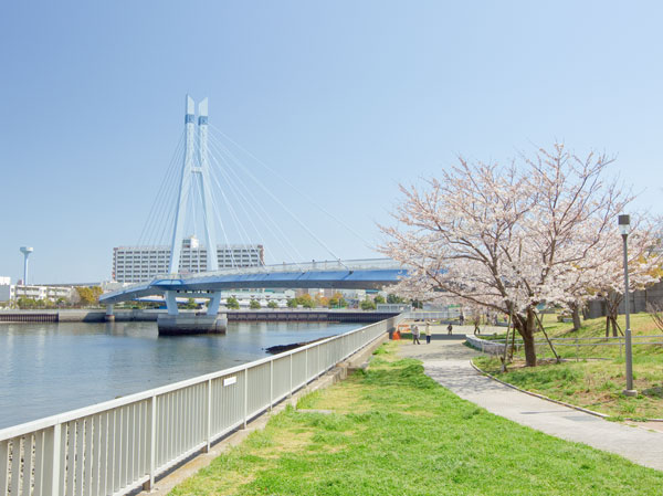 Surrounding environment. Shinonome waterfront park (about 600m / An 8-minute walk)