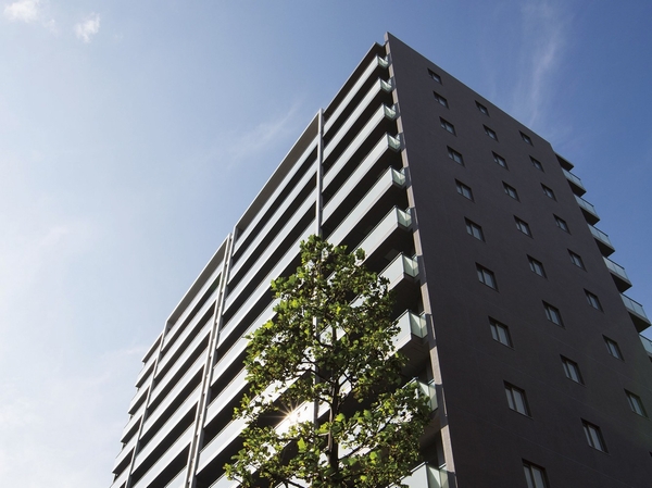 All houses facing south to become the building is wrapped in bright sunlight (building appearance ・ 2013 October shooting)