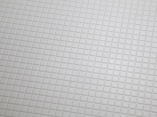 Bathing-wash room.  [Wave diamond pattern floor] Water is less likely to rest by its own floor pattern to weaken the surface tension of water droplets, Comfortable dry firmly on the next morning. Fear of slipping on wet floor also been reduced you can bathe in peace.