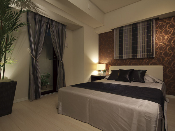 Interior.  [Master bedroom]  ※ In the apartment gallery, Master bedroom of the equipment can be confirmed. (The room is different from the one of this sale)