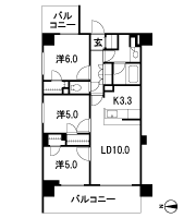 Floor: 3LDK + SIC + 3WIC + TR, the occupied area: 66.08 sq m, Price: 38,700,000 yen, now on sale