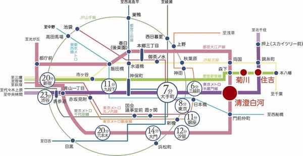 Access view / During the time required during the day normal ・ It depends on the time of day in what at the time of commuting. Also transfer ・ It does not include the waiting time.