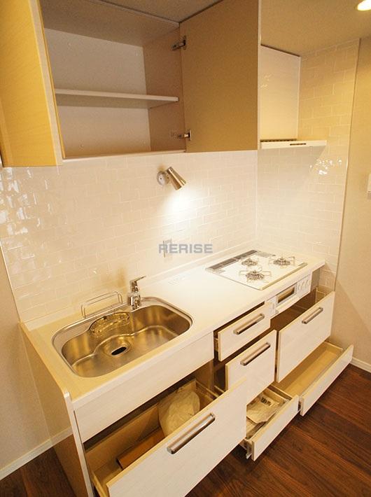 Kitchen. System kitchen water purifier built-storage can also be plenty of