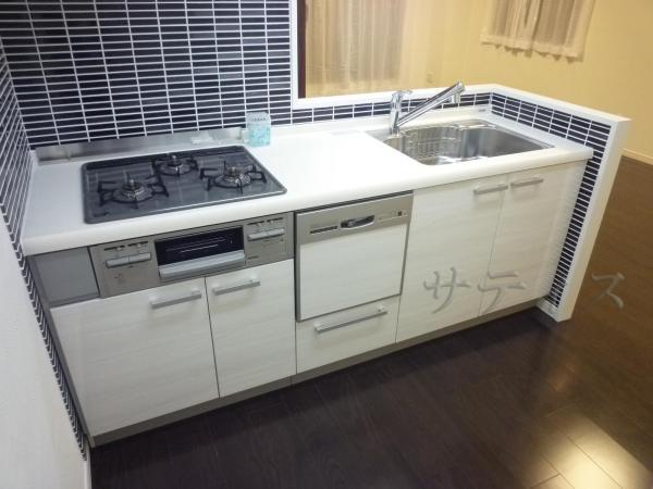 Kitchen. System kitchen. With dishwasher