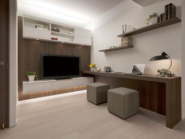 Interior. Study space