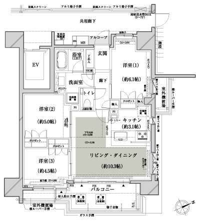 Floor: 3LDK, the area occupied: 63.3 sq m, Price: 31,465,800 yen, now on sale