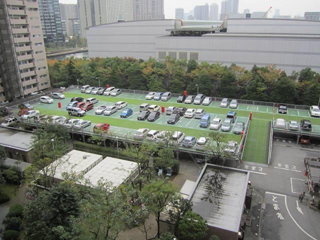 Parking lot. On-site self-propelled parking