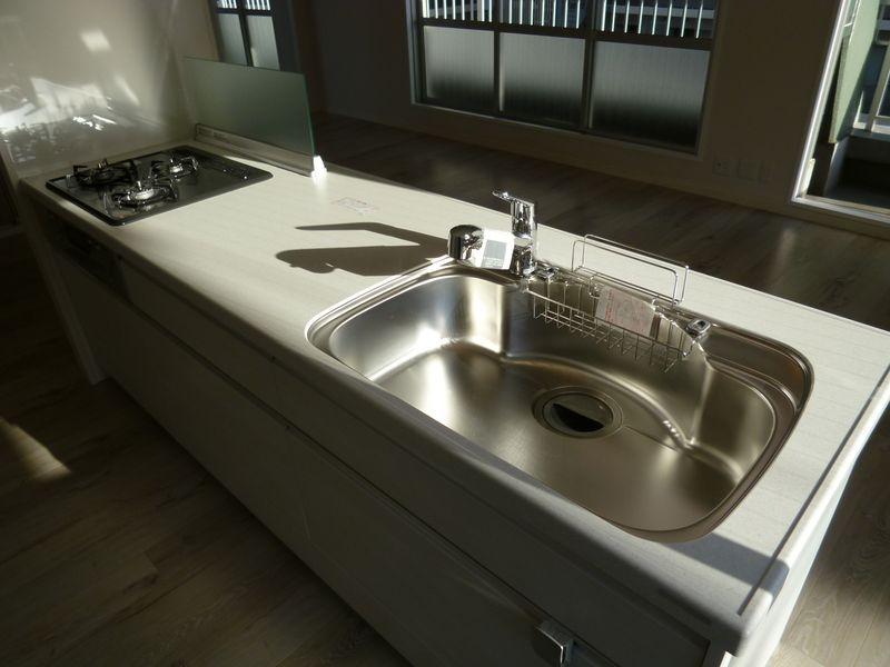 Kitchen. The spacious kitchen