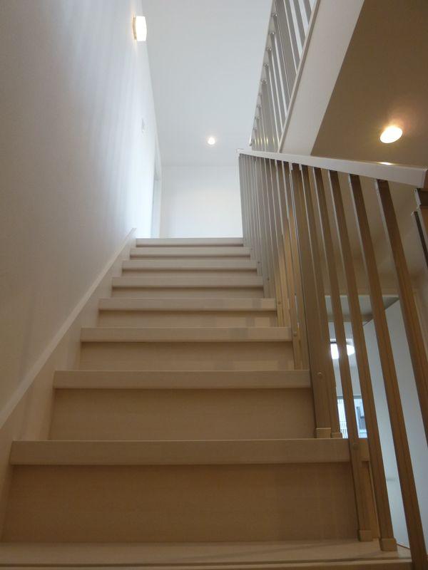 Non-living room. Stairs from the eighth floor to the ninth floor