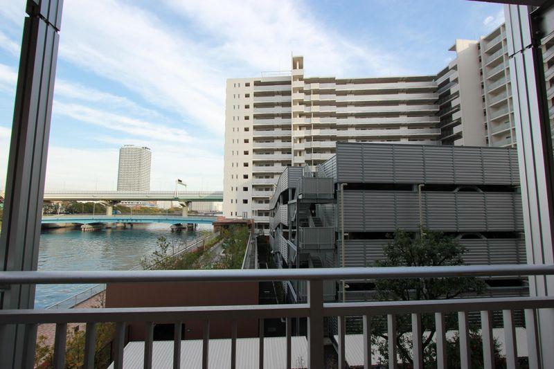 Balcony. View from the balcony