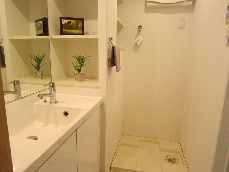 Wash basin, toilet. Introspection of the wash room