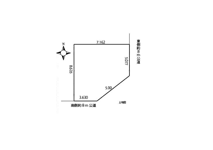Compartment figure. Land price 38,610,000 yen, Land area 55.52 sq m