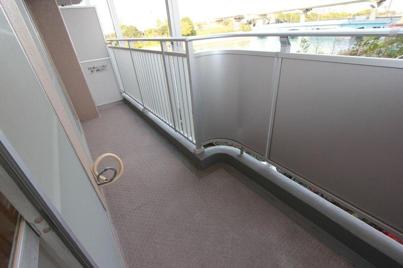 Balcony. East-facing balcony