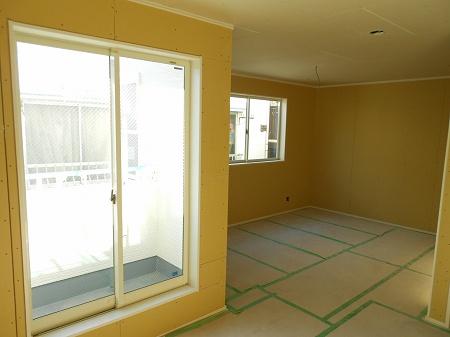 Living. Living 17.37 Pledge of wide LDK Remove the curing of tension floor wallpaper now. 