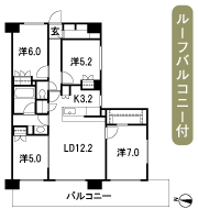 Floor: 4LDK + SC + FC + WIC, the occupied area: 84.85 sq m