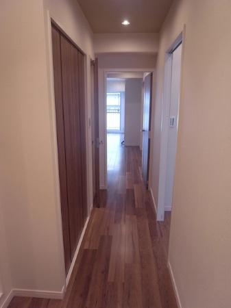 Entrance. Indoor corridor