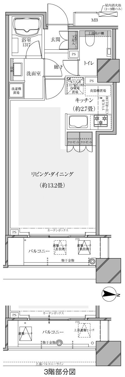 Floor: 1Room, occupied area: 39.73 sq m