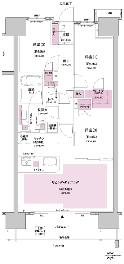 Floor: 3LDK + WIC, the occupied area: 73.14 sq m, Price: TBD