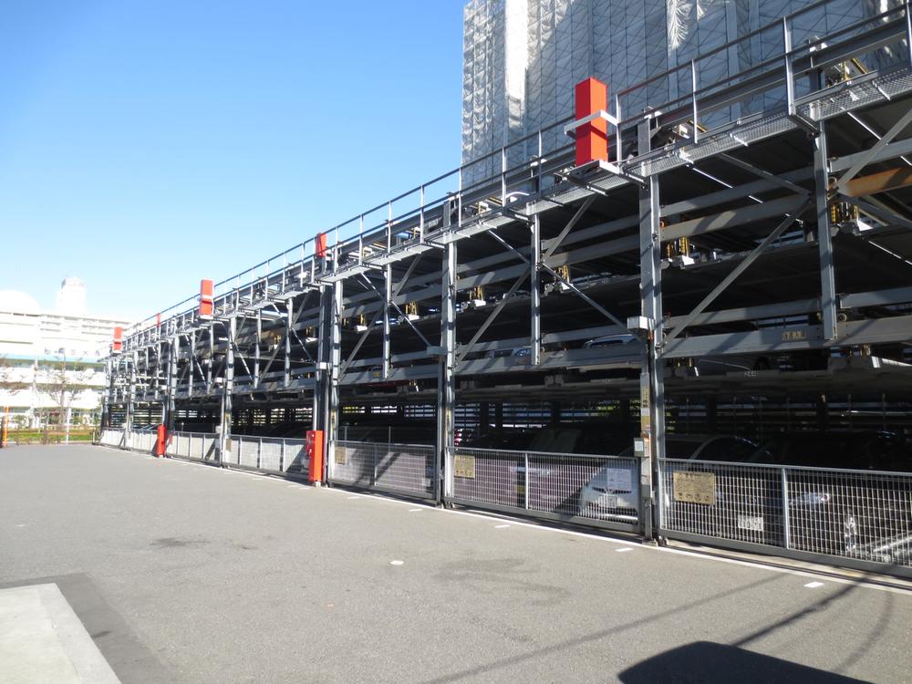 Parking lot. Common areas